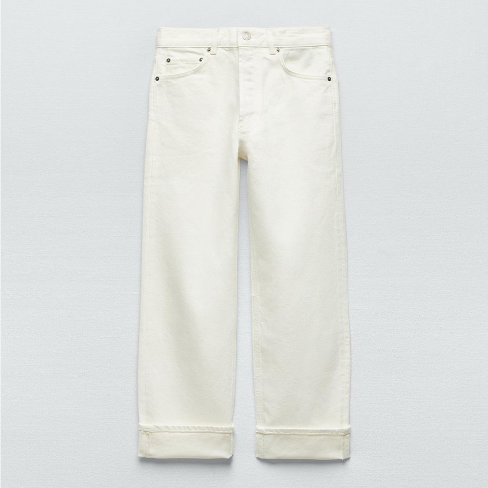 NWT Zara Mid-Rise Relaxed Boyfriend Jeans